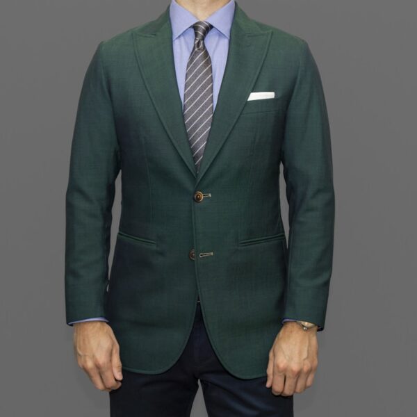 Boglioli Cotton Blazer — Olive