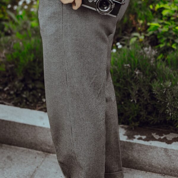 Stratos Wool Trousers — Mid Grey