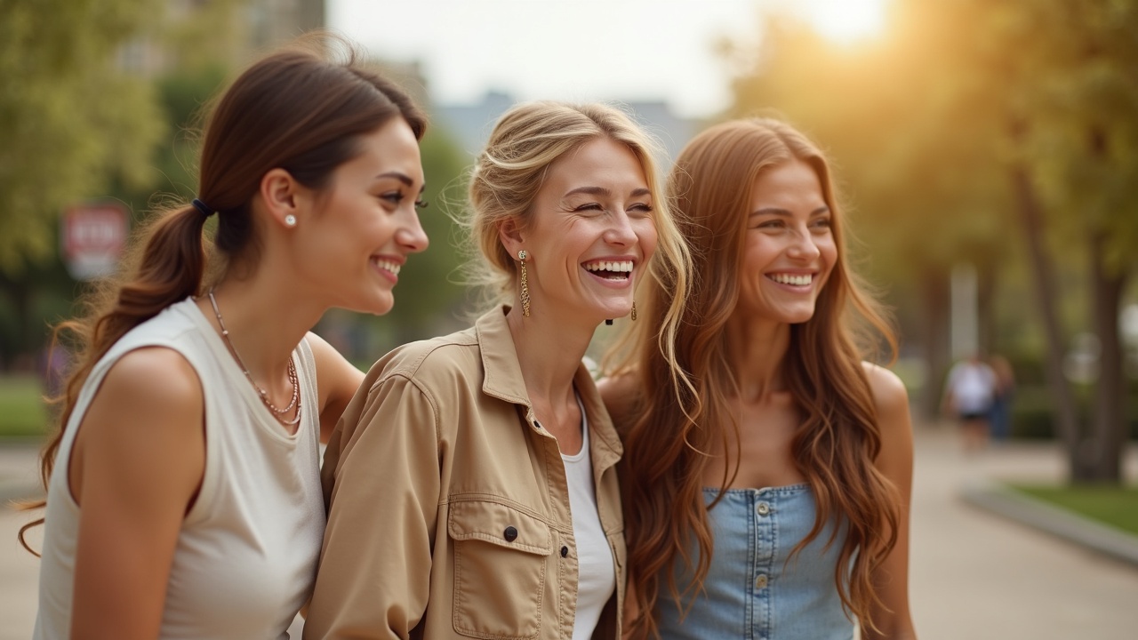 Three friends on Skoufa Street
