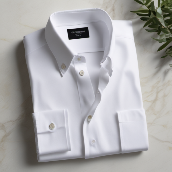 Marlow Oxford Shirt in white Albini poplin